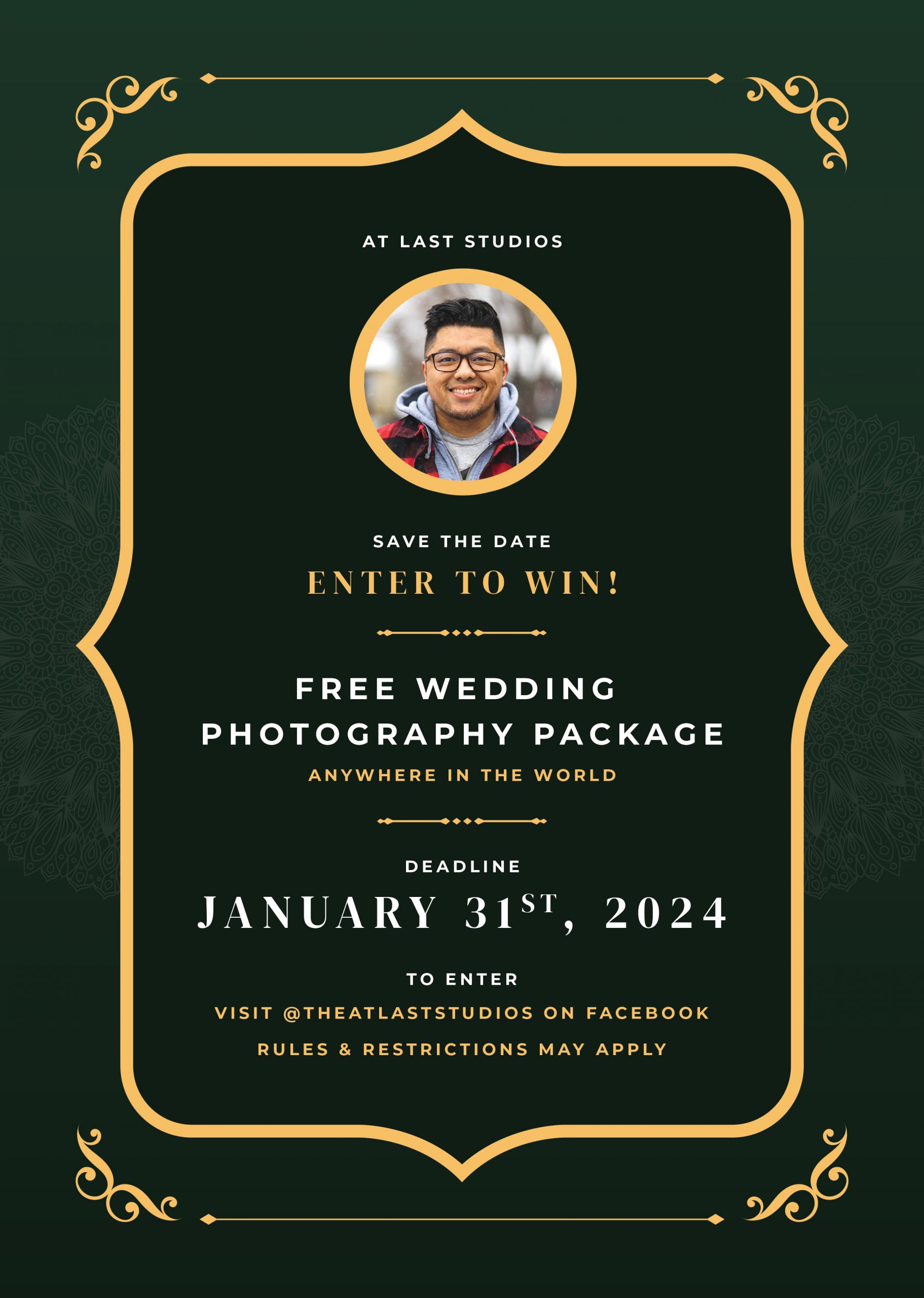 At Last Studios Wedding Photography Package Giveaway